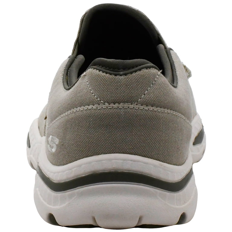 Skechers Men’s Gray Canvas Slip-On Loafers Amazon.com | Skechers Men main image 3