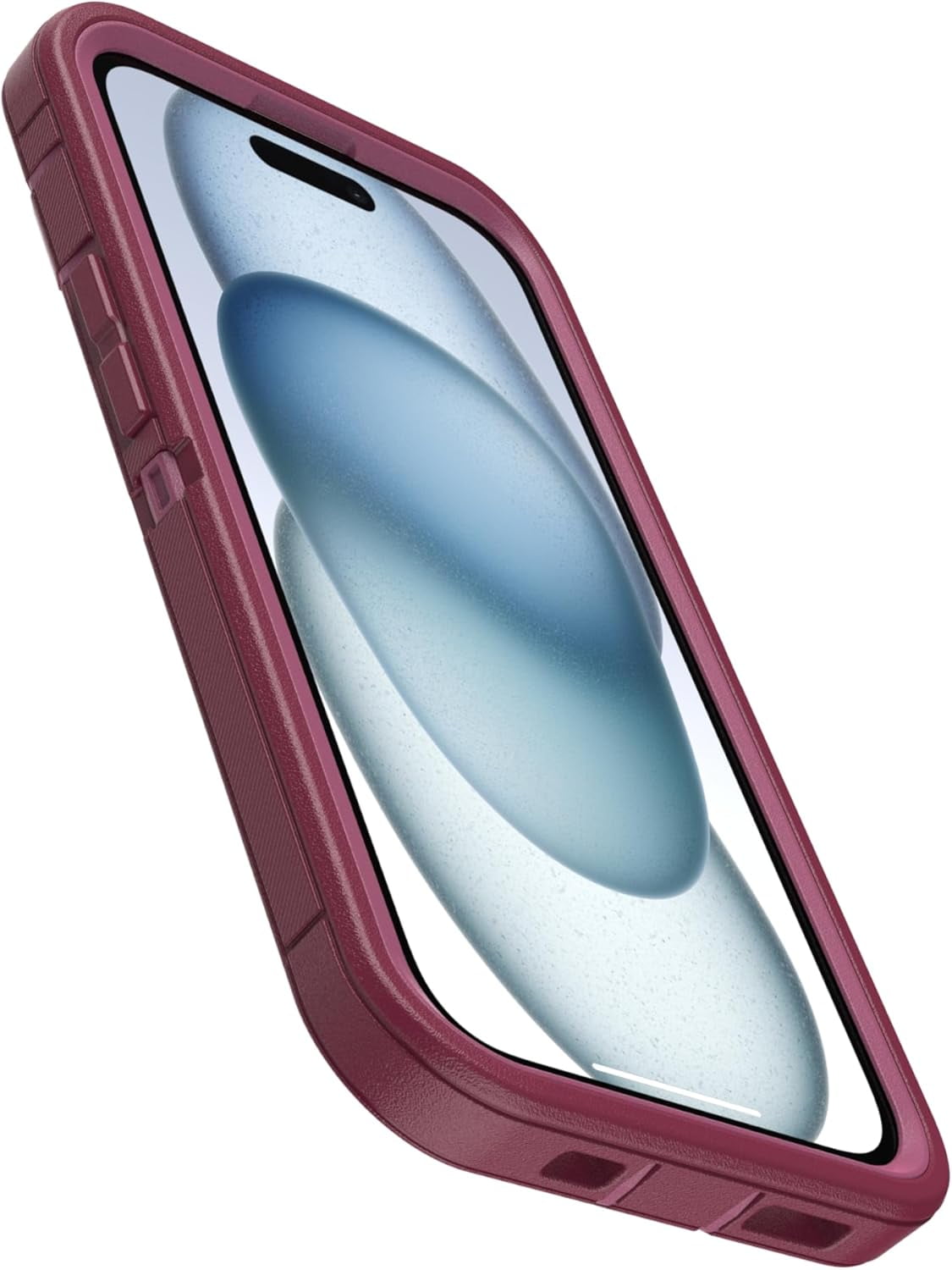 OtterBox iPhone 15, iPhone 14, & iPhone 13 (Only) - Defender Series Pro Case - Foxberry (Pink) - Case Only - Rugged & Durable - with Port Protection