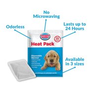 Snuggle Puppy Original Heartbeat Puppy Toy with Real-Feel Pulse & Heat Pack, Calming Sleep Aid for Puppy Anxiety, Crate Training, First Nights & New Puppy Transition - Biscuit Plus 6 Heat Packs