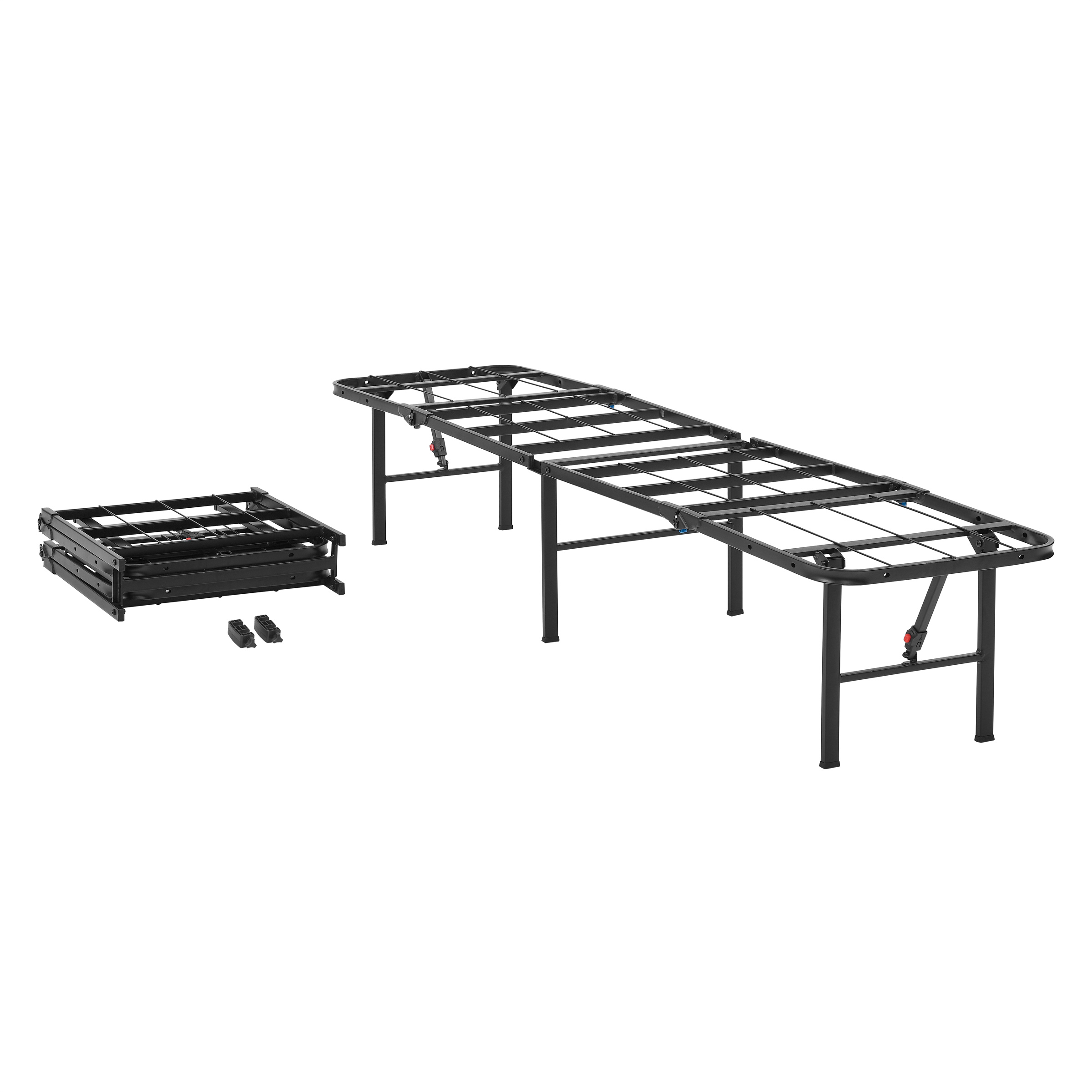 Mainstays Twin Steel Platform Bed Frame, Black photo 5