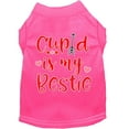 thumbnail image 3 of Pet Dog  Cat Shirt Screen Printed, "Cupid Is My Bestie", 3 of 7