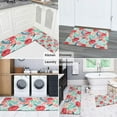 thumbnail image 5 of Pioneer Flower Floral Print Pattern Kitchen Rugs Sets Of 2,Anti Fatigue Kitchen Mat Rugs Non Slip Washable,Decorative Kitchen Floor Mats for Kitchen,Sink,Laundry,17"x30"+17"x47", 5 of 7