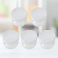 thumbnail image 3 of Organizador de accesorios de cabello transparente de 5 piezas de almacenamiento de plástico con caja de joyería con tapa para dormitorio de baño, 3 of 5