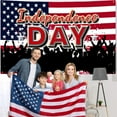 thumbnail image 5 of luoshd Independence Day Decorations Congratulations Independence Day Banner Holiday Party Decorations Hanging Flags Patriotic Decorations Photo Backdrops, 5 of 7