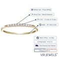thumbnail image 3 of Vir Jewels 1/10 CTTW Petite Diamond Wedding Band in 10K Yellow Gold Prong Set Size 6 Female Adult, 3 of 6