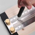 thumbnail image 3 of High -precision Right -angle Ruler T -type Woodworking Line Labeling Line Measurement Tool Position, 3 of 5