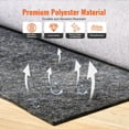 thumbnail image 3 of Rug Pad 4' x 6' Protective Carpet Pad 0.47" Thick for All Floors, 3 of 6