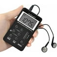 thumbnail image 2 of Mini Portable Stereo Radio,rechargeable,dsp Am Fm 2 Band Digital Receiver With Earphone(black), 2 of 4