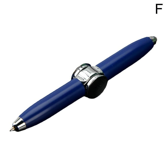 Multi-Function Rotate Spin Pen Funny LED Fidget Spinner Pen Gyro Pen Fingertip toy Ballpoin Rotating Luminous Anti Stress Toys