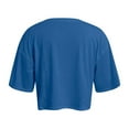 thumbnail image 4 of Women Cropped T-Shirts Short Sleeve Crewneck Tee Shirts Solid Tops, 4 of 5