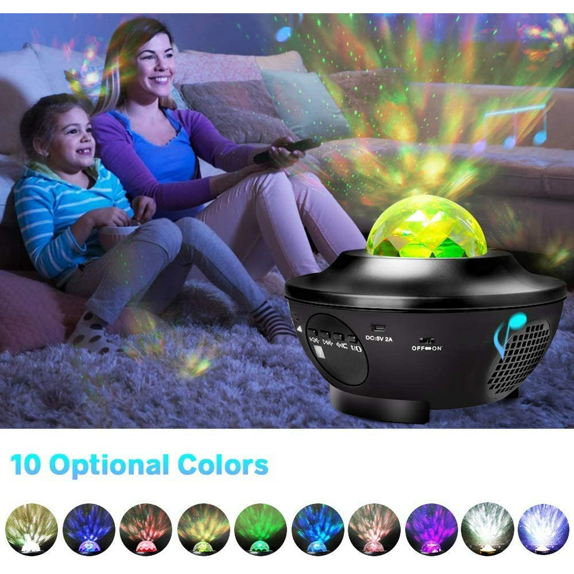 Eicaus 2 in 1 night light laser projector sales