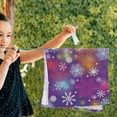 thumbnail image 5 of Christmas Colorful Snowflakes Hand Towels 2 PCS, Vivid Vintage Star Kitchen Towel Ultra Soft and Highly Absorbent,Decorative Fingertip Face Towel for Bathroom Hotel, 28.3"x14.4", 5 of 5