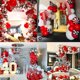 thumbnail image 4 of Christmas Balloon Wreath Arch Kit, Red Silver White, Festive Party Decorations, Different Size Decorations,Gift, 4 of 5