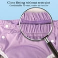 thumbnail image 5 of Adults Washable Reusable Elastic Button Cloth Diaper Pants For Nighttime High Absorbency Cotton Incontinences Underwear, 5 of 9