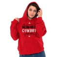 thumbnail image 3 of Cowgirls Dont Cry Pretty Southern Hoodie Sweatshirt Women Brisco Brands L, 3 of 4