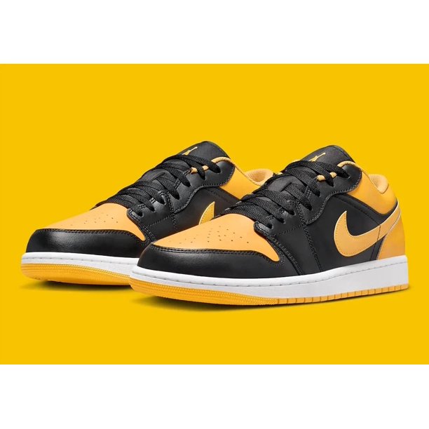 N I-K-E A i r-Jor-dan 1 Low Shoes 'Yellow Ochre' 553558-072 Men's Sizes New