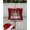 thumbnail image 5 of Christmas Church Pillow Cover 18x18 \u2013 Red Faith-Based Holiday Throw Pillow Case with \u201cOh Come Let Us Adore Him\u201d Quote \u2013 Religious Christmas Decor for Christian Home, 5 of 6