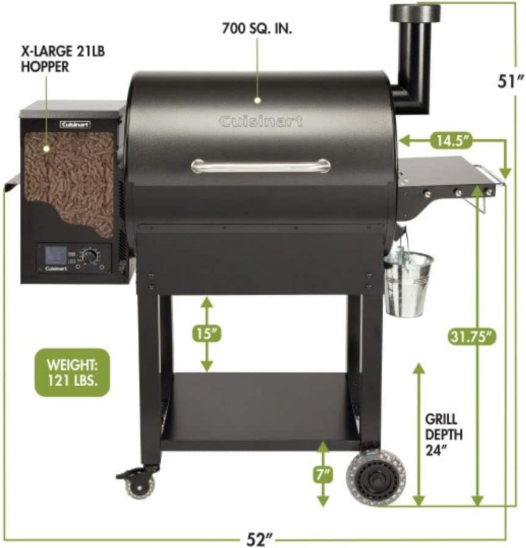 Cuisinart Grill and Smoker, 52″x24.5″x49.3″, Deluxe Wood Pellet Grill & Smoker Sansujyuku sansujyuku.com