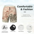 thumbnail image 3 of Lukts Combine harvester working with tractor Print Mens Swim Trunks Swim Shorts Quick Dry Bathing Suits for Men Beach Shorts Mesh Lining Swimming Trunks ,Bathing Suit-Large, 3 of 6