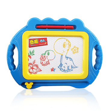BESTSKY Doodle Board Educational Learning toy Doodle Pad Magnetic Creative Sketching toddler Drawing Board Blue