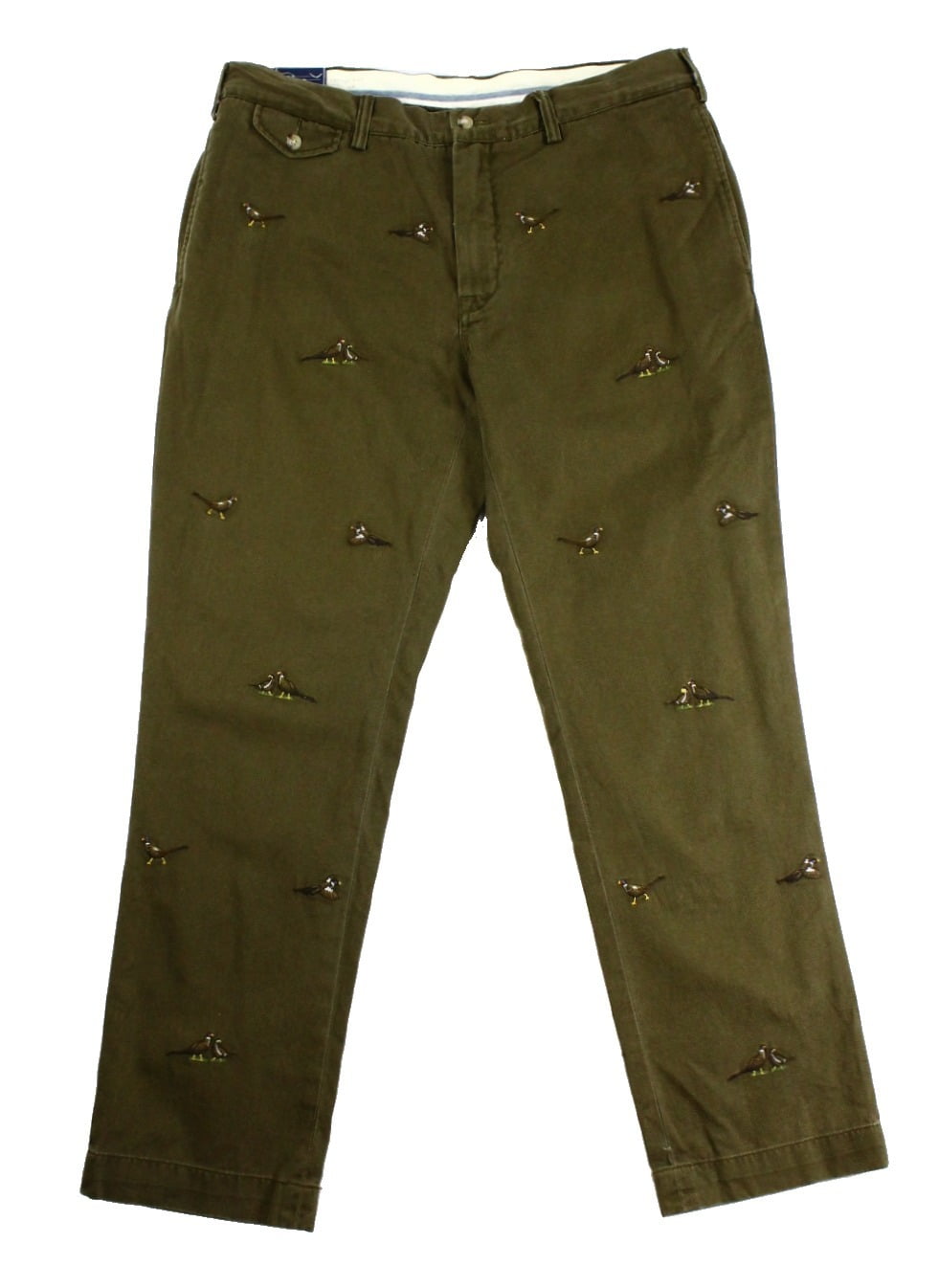 ralph lauren embroidered pants