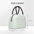 thumbnail image 2 of Disketp Daisies Flowers Bolsa Térmica para Almuerzo, Lonchera con Abertura Amplia y Gran Capacidad, Organizador Reutilizable para Mujeres, Hombres y Adultos, 2 of 6