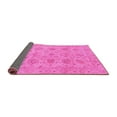 thumbnail image 2 of Ahgly Company Indoor Square Oriental Pink Traditional Area Rugs, 3' Square, 2 of 4