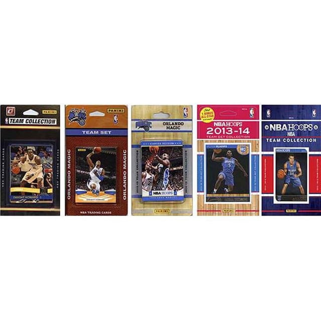 Nba Orlando Magic 5 Ensembles de Cartes à Échanger sous Licence Différentes