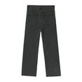 thumbnail image 4 of QHFBli Mens Wide Leg Jeans High Rise and Baggy Boyfriend Loose Fit Denim Pants with Frayed Hem, 4 of 9