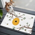 thumbnail image 3 of Entryway Rug 2'x3', Bees Branches Small Rug for Kitchen Bathroom Door Mat Indoor Entrance, Farmhouse Spring Botanical Watercolor Non-Slip Area Rugs Floor Mats Carpet Front Door Rugs, 3 of 8