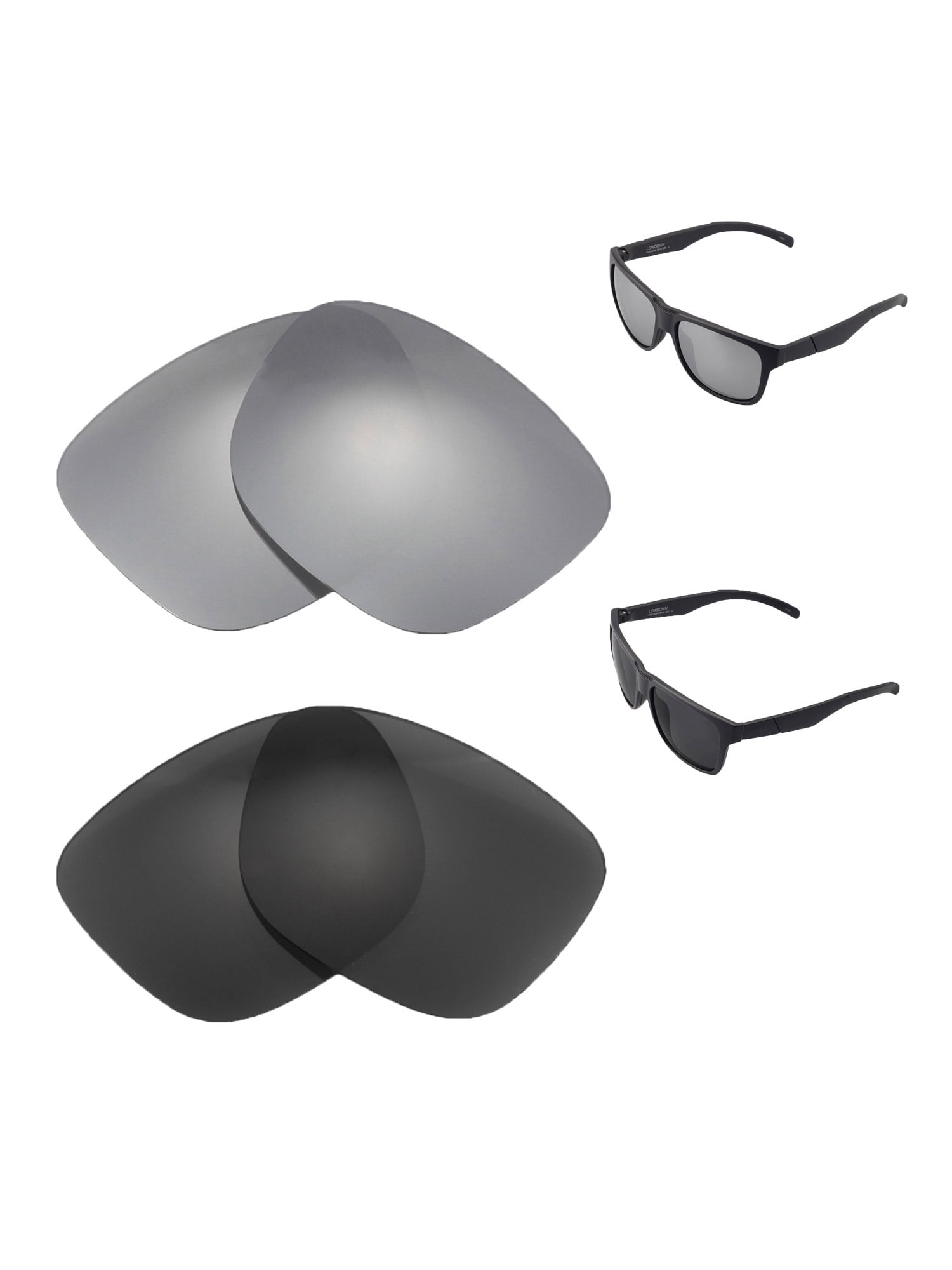 Revant Optics Replacement Lenses For Smith Lowdown Sunglasses - Polarized, UV Protection, Precision Fit