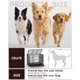 thumbnail image 4 of Petorldog 48-Inch Heavy Duty Dog Crate for Large Dogs with Lockable Wheels and Spacious Capacity, 4 of 5