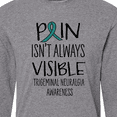 thumbnail image 4 of Inktastic Trigeminal Neuralgia Awareness Pain Isn't Always Visible Long Sleeve T-Shirt, 4 of 5