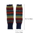 thumbnail image 2 of HONITANO 1 Pair Thick Leg Warmers Woolen Socks For Women Winter Outfit, 2 of 8