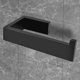 thumbnail image 1 of Portarrollos de papel higiénico de acero inoxidable 304 negro apto para baño y cocina, 1 of 5