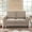 Beige2, variant on 59" Small Loveseat Sofa, Mid Century Modern Linen Love Seat with Back Cushions, 2-Seater Couch Sofa for Lving Room, Bedroom and Small Space, Black
