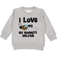thumbnail image 2 of Inktastic My Mommy's Helper Little Bee Kids Toddler Sweatshirt, 2 of 4