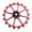 Red, variant on 18T Aluminum Ceramic Sealed Bearing Jockey Wheel Roller Rear Derailleur Pulley with Installation Hole Adapter Tubes - Red, 72mm