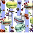 thumbnail image 1 of Metal Light Switch Plate Cover Macaron Fruits and Spices French Desserts CAK023, 1 of 13