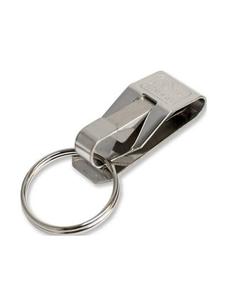 Bulk 25 Pack - Secure Belt Clip Key Holder with Metal Hook & Heavy