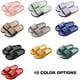 thumbnail image 3 of Hombres/Mujeres Zapatos de baño Zapatillas Verano Cremallera Mulas Interior/Exterior Zapatillas de baño Playa Antideslizante Baño Unisex,Verde,38-39, 3 of 5