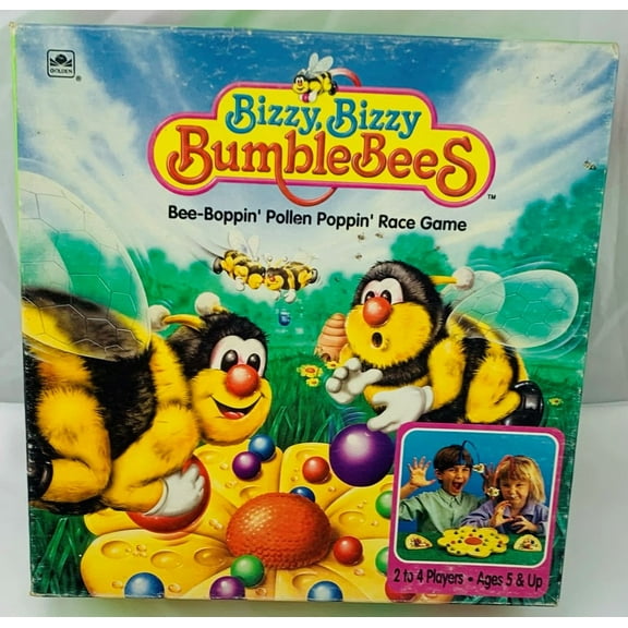 Pre-Owned Bizzy Bizzy Bumblees Game 1991 Golden Complete Great Condition