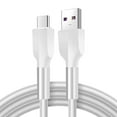 thumbnail image 1 of 1m Silicone Data Mobile Phone Color Fast Charging Line Liquid Soft Plastic Flash Charging Suitable for Android Charging Port, 1 of 8