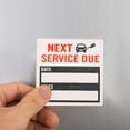 thumbnail image 4 of OULII 300Pcs Removable Car Sticker Service Due Stickers Black Paper Easy to Remove for Car Maintenance, 4 of 8