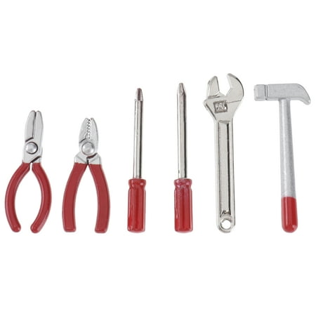 

Homemaxs 1 Set Mini Household Repairing Tool Desktop Decor Miniature Hammer Mini Wrench