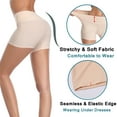 thumbnail image 3 of Joyshaper Slip Shorts for Women Seamless Boyshorts Panties for Under Dress Anti Chafing Yoga Bike Shorts Beige-Smooth, 3 of 8