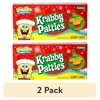 (2 pack) Frankford SpongeBob Gummy Candy Original Krabby Patty Theater Box, Christmas, 2.54 oz