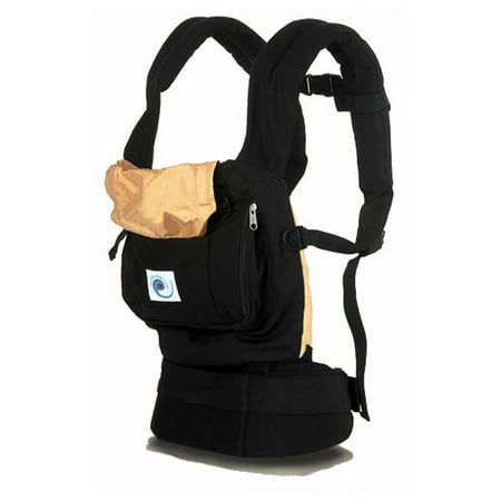 Ergo Baby Carrier Black with Camel Lining