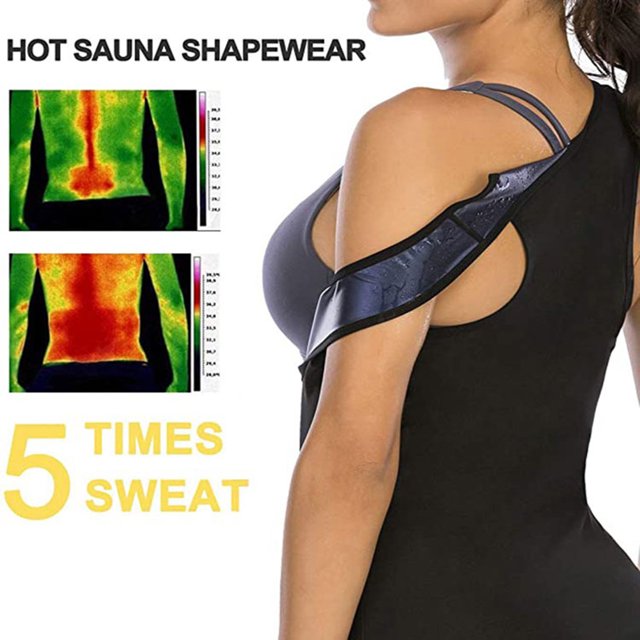 Chaleco De Sudor Chaleco moldeador de cuerpo para mujer, ropa moldeadora de cuerpo sudoroso para ejercicio físico (azul S/M)