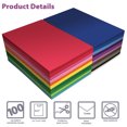 thumbnail image 2 of Better Office Products - Foam Sheets, 5.5 x 8.5 Inch, Assorted Colors (20 Colors), 2mm Thick, EVA Foam for Arts and Crafts, 100 Sheets, 2 of 5